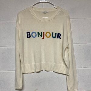 Z Supply Bonjour Cream Sweater